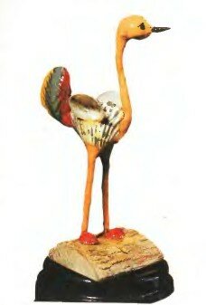 Страус - Поделки из ракушек